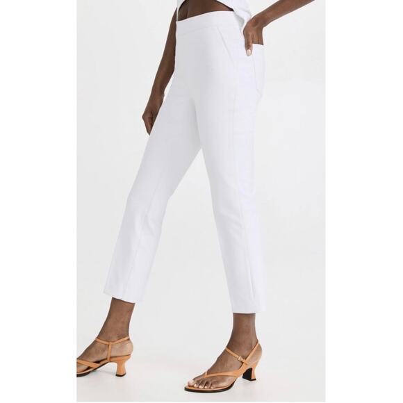 Spanx Plus On-The-Go Ankle Slim Straight Pants in Classic White Size 1X - Picture 3 of 10